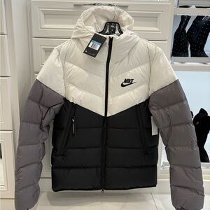 Nike White Puffer Jacket